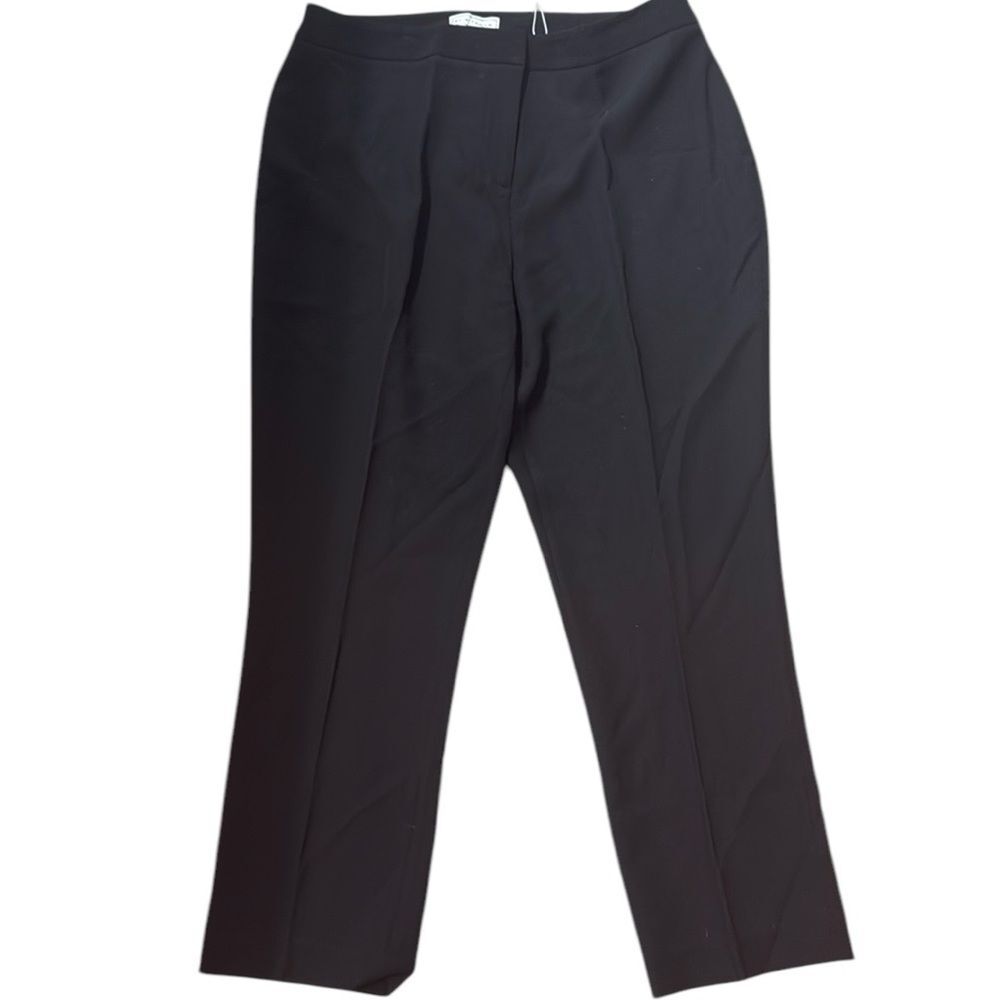 Elie Tahari Black Dress Pants Career Size 14 NWT